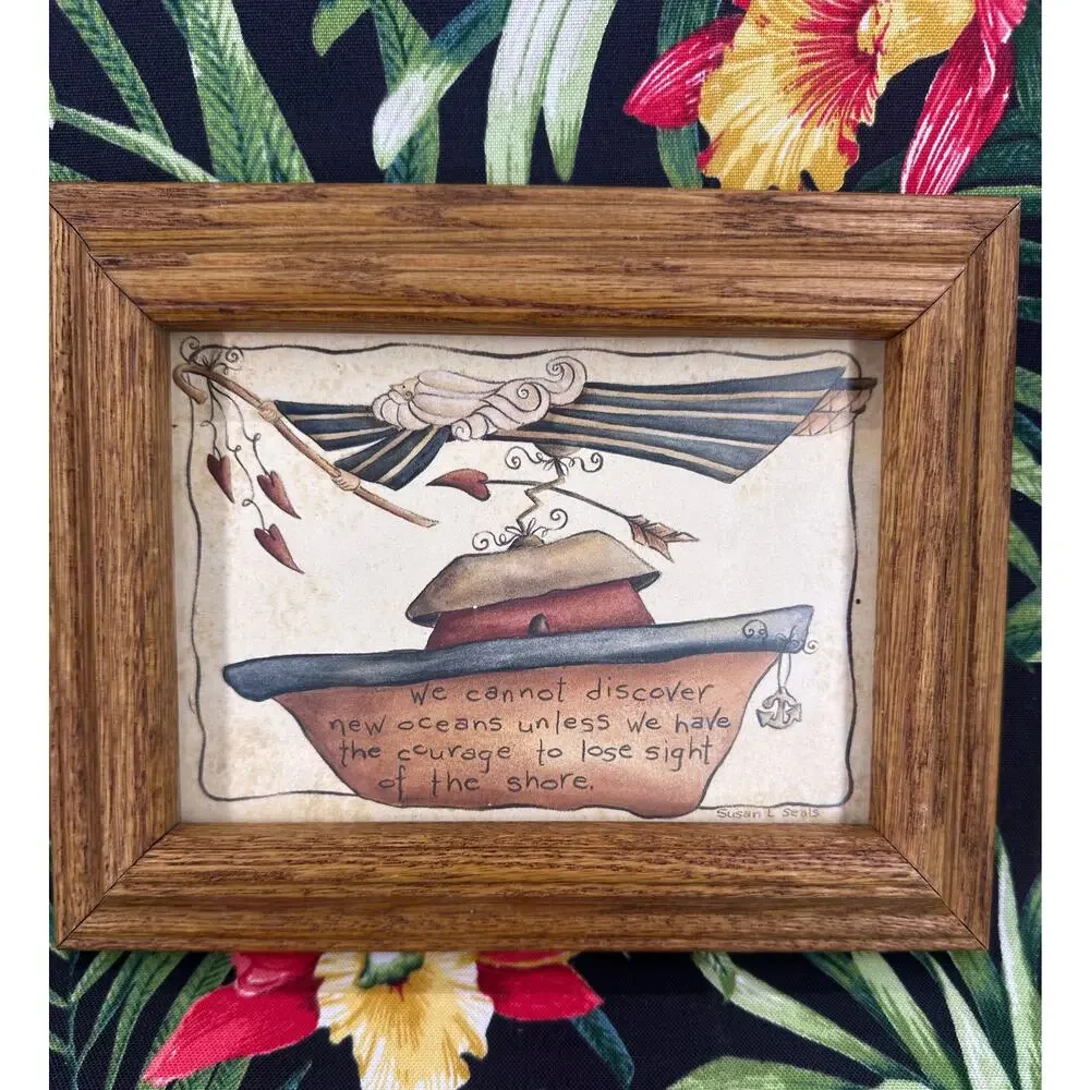 Noah’s Arck God Leading Discover New Oceans Picture Frame